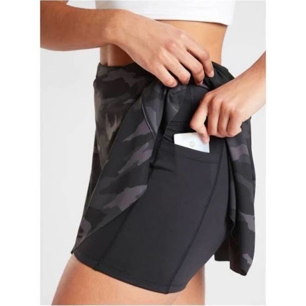 Athleta Match Point Camo High Rise Skort Women’s Size Small - Picture 2 of 11